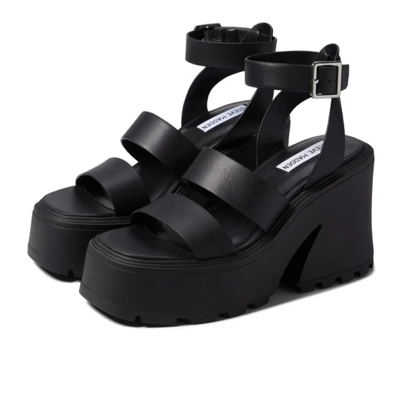 Steve Madden chunky black platforms - Picture 4 of 7